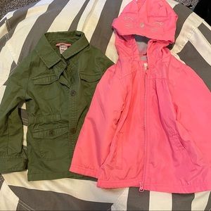 Carter’s 24mo girls jackets-EUC